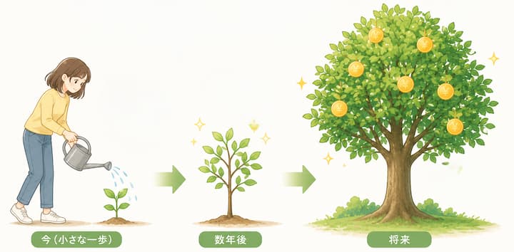 小さく始めて大きく育てる