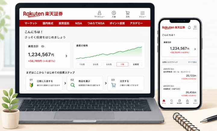 楽天証券のはじめ