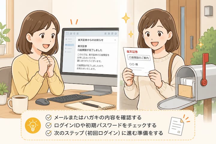 審査完了通知