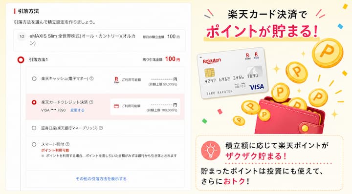 クレジットカードでポイントゲット