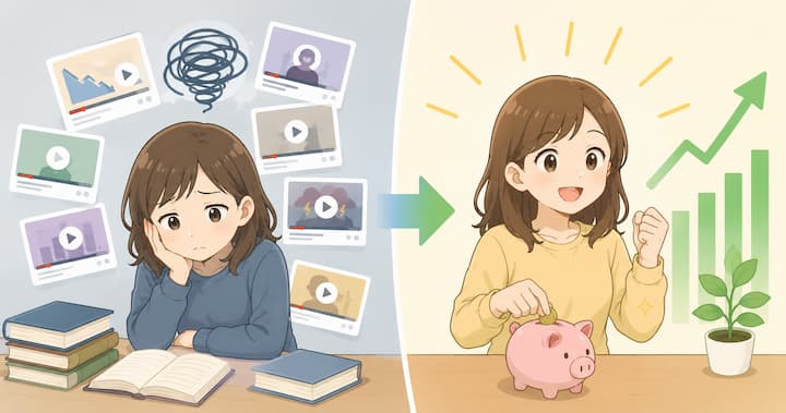 情報収集で止まっている人、行動して変わった人