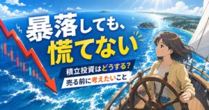 暴落でも慌てない